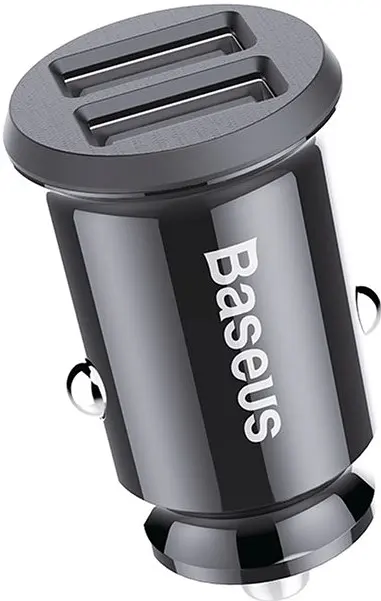 Автомобільний зарядний пристрій Baseus Small Rice Grain Black (CCALL-ML01) - фото 3