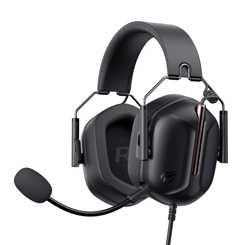 HAVIT HV-H2033d Black - ігрова гарнітура з 50 мм драйверами та знімним мікрофоном, Чорний - фото 3