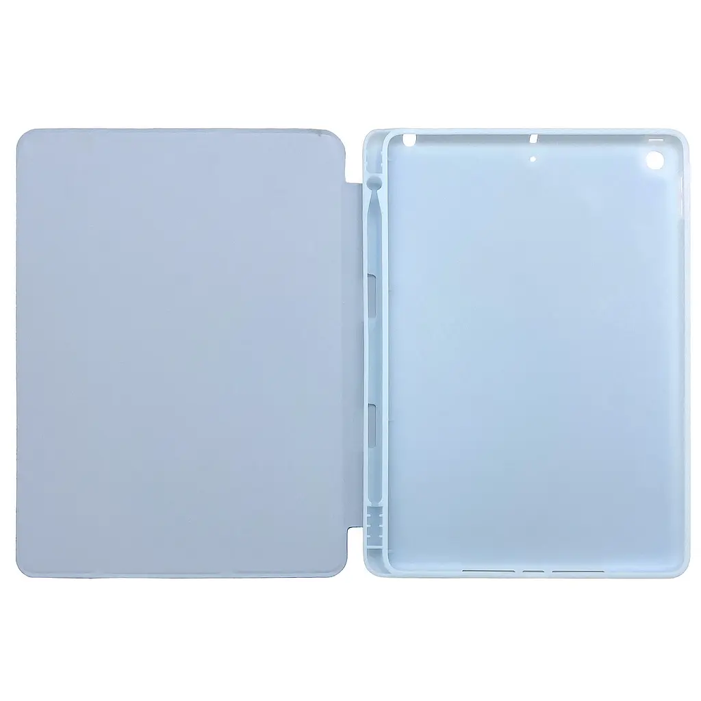 Чехол-книжка CDK для Apple iPad 10.2" 8gen 2020 экокожа/силикон Smart Case cлот cтилус (011189) white ice - фото 2