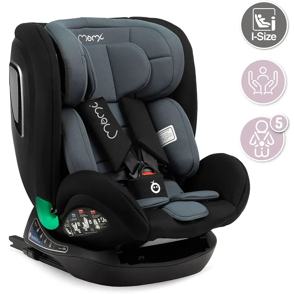 Автокресло MoMi Urso I-Size 0-36 кг Black - фото 10