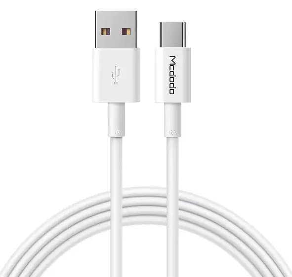 Кабель McDodo Element Series 5A Type-C Cable 1m CA-6380 White