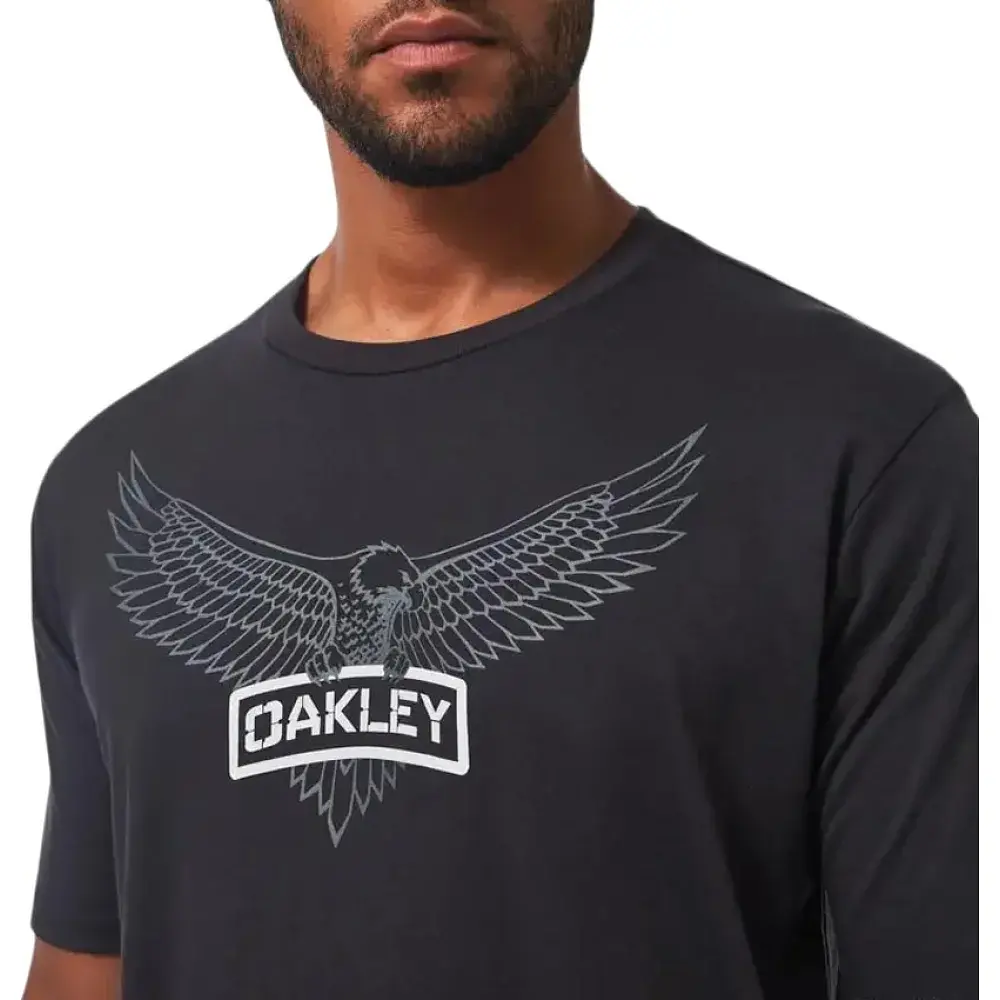 Футболка Oakley Si Oakley Eagle Tab Tee XXL black - фото 7
