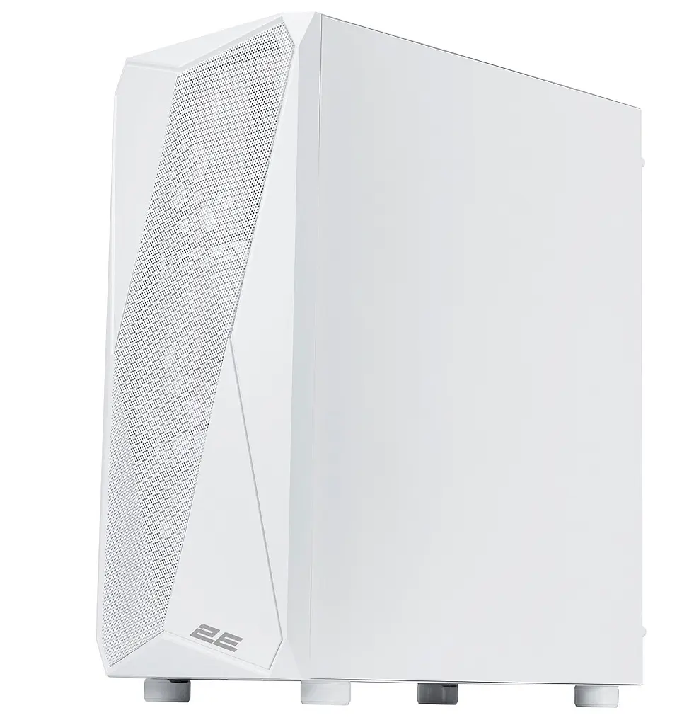Корпус 2E Gaming Aruba (G3313W), White, без БР, Mid Tower, для ATX/Micro ATX/Mini ITX, 1xUSB 3.0/2xUSB 2.0, макс. CPU - 165 мм / VGA - 330 мм, 5x120 ARGB, бічна панель із загартованого стекла (2E-G3313W) - фото 3