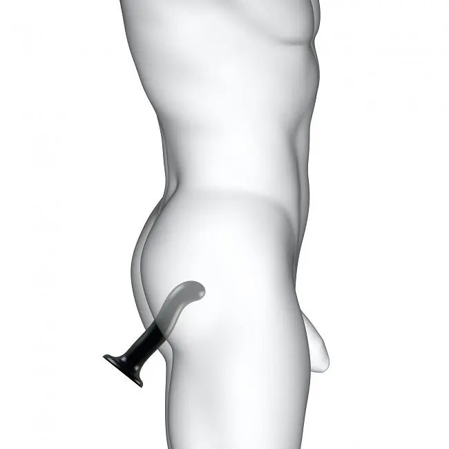 Фалоімітатор Strap-On-Me Dildo Plug PG L 18 см чорний - фото 8