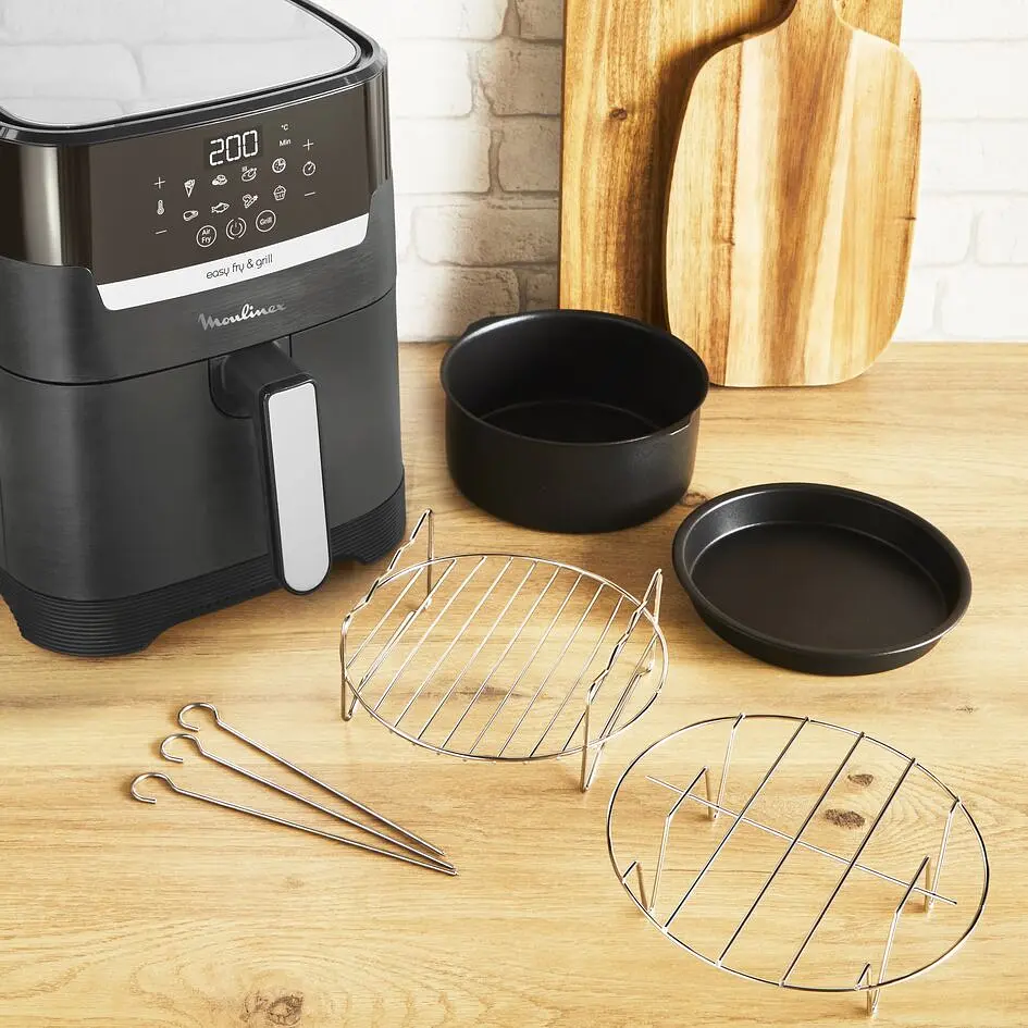 Мультипіч Moulinex EasyFry&Grill Precision 1550 Вт чорна (EZ505810) - фото 6