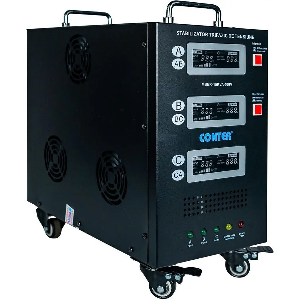 Стабілізатор напруги Conter MSER-15KVA/12KW-400V-V2 [157846] - фото 4