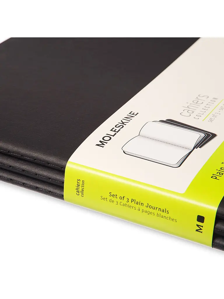 Записник Moleskine Cahier XXL, Нелінований Чорний (QP333) - фото 5