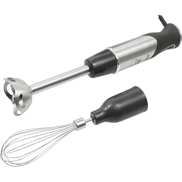 Блендер погружной 3в1 Tefal Quickchef 1000 Вт чаша 800 мл чоппер 500 мл турборежим серебристо-черный (HB656838) - фото 6