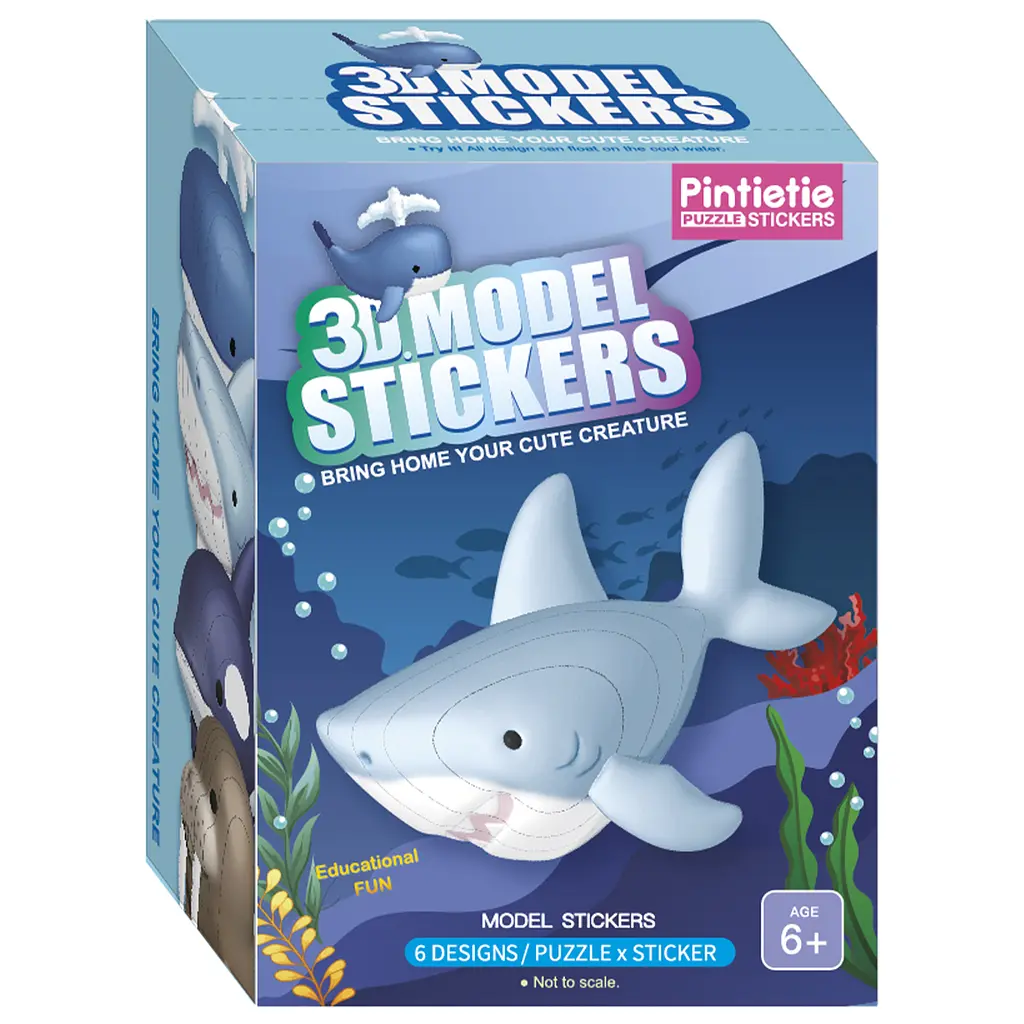 Конструктор-сюрприз Pintietie 3D Морські тварин (PTA0202S)