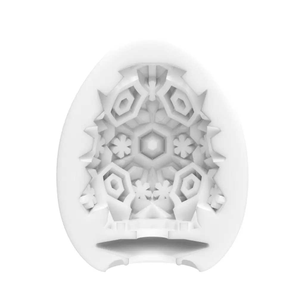 Мастурбатор-яйце Tenga Egg Snow Crystal з охолоджувальним лубрикантом - фото 2