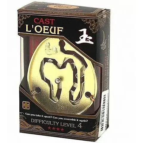 Головоломка Huzzle L'Oeuf (Яйце) Cast Puzzle 4 зірки 473782 - фото 3