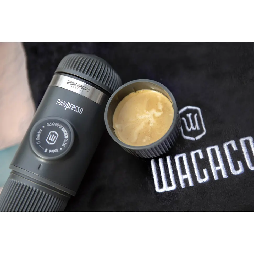 Портативна еспресо-кавоварка Wacaco Nanopresso Grey - фото 4