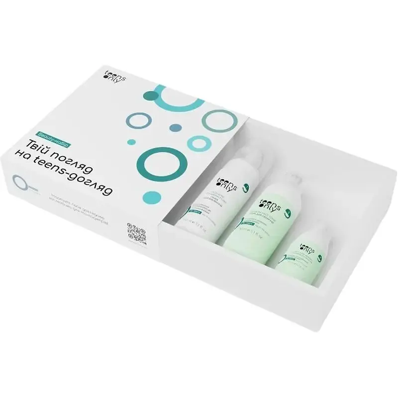 Набір Teens Only For-Teens Anti-Acne для проблемної шкіри проти висипань 13+: пінка для вмивання 150 мл + тонік 150 мл + сироватка 50 мл (2100761807549)