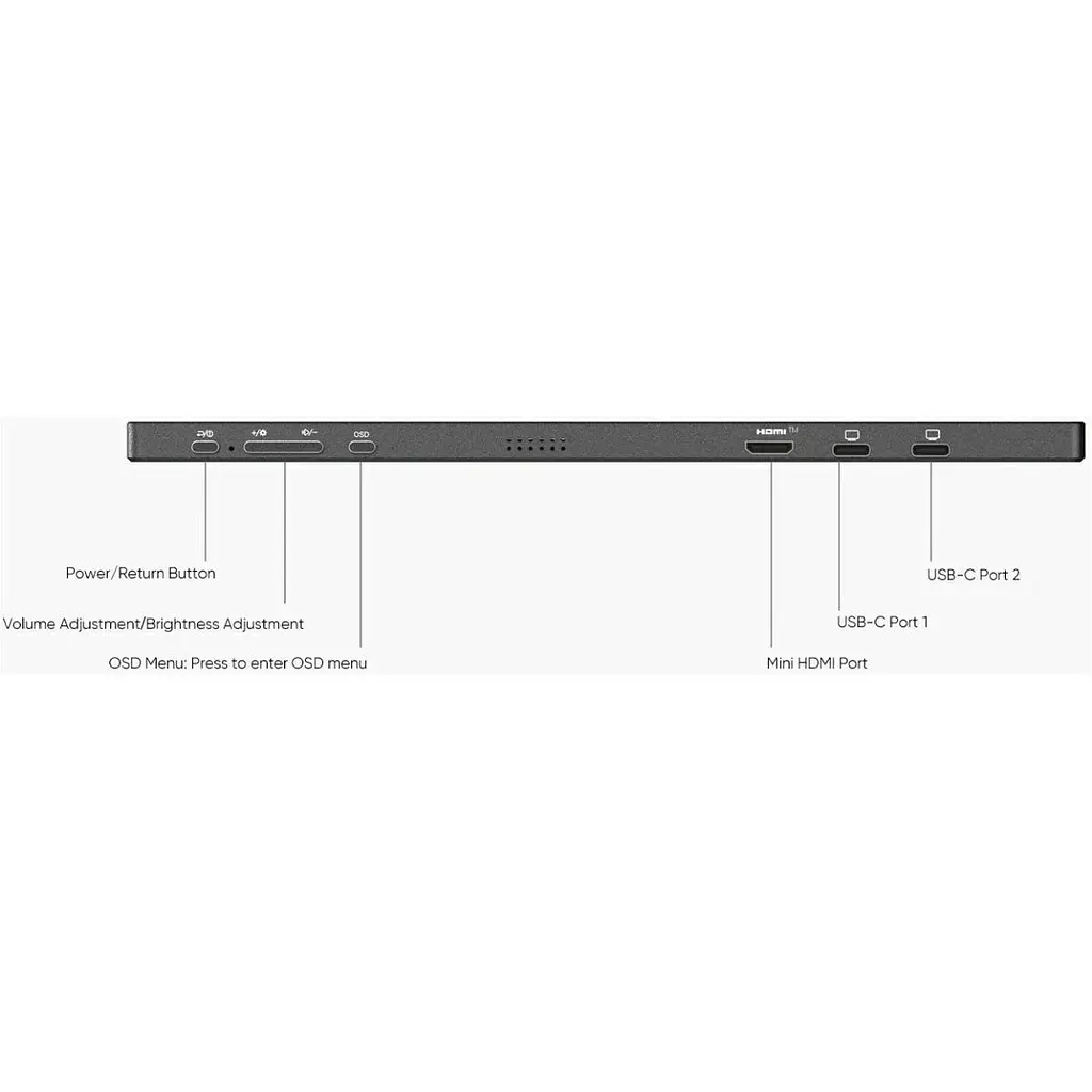 Портативний монітор Arzopa A1M Black EU [128186] - фото 3