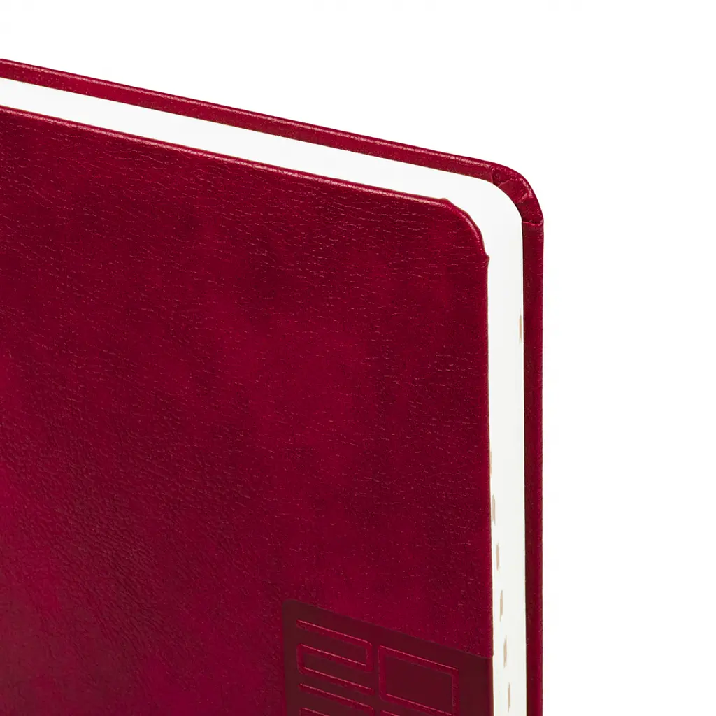 Щоденник діловий Leo Planner 2027 Persona А5 368 сторінок твердий бордовий (252748) - фото 2