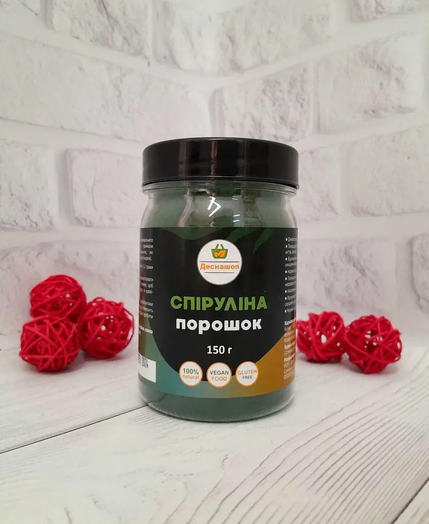 Спіруліна порошок 150 г ПЕТ банка