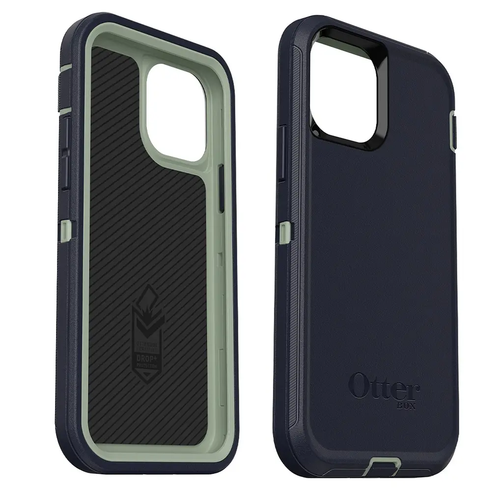 Чохол протиударний з кліпсою OtterBox Defender 77-65402 для iPhone 12/12 Pro (6.1") Blue - фото 2