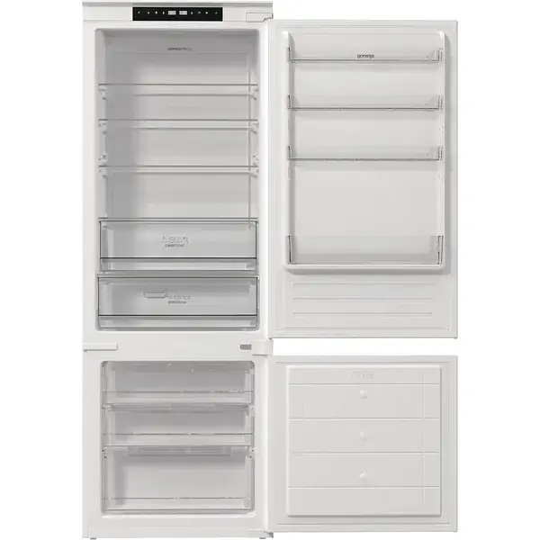 Холодильник Gorenje встроенныйный с нижн. мороз. 193.7x69x55 см 2 двери,341(84) л А++ NF+ белый диспл - фото 7