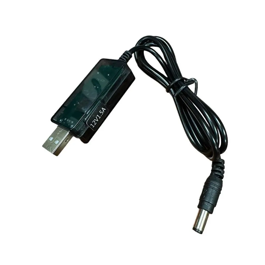Кабель питания USB to DC 5.5x2.1mm 0.8m 12V 1.5A XoKo (DC-5-12-1,5A) - фото 2