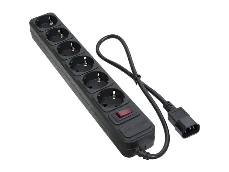 Мережевий фільтр Patron SP-1062U 0.5м Black (EXT-PN-SP-1062U)