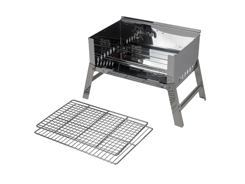 Гриль вугільний Bo-Camp Compact Delux Silver (8108360) - фото 4