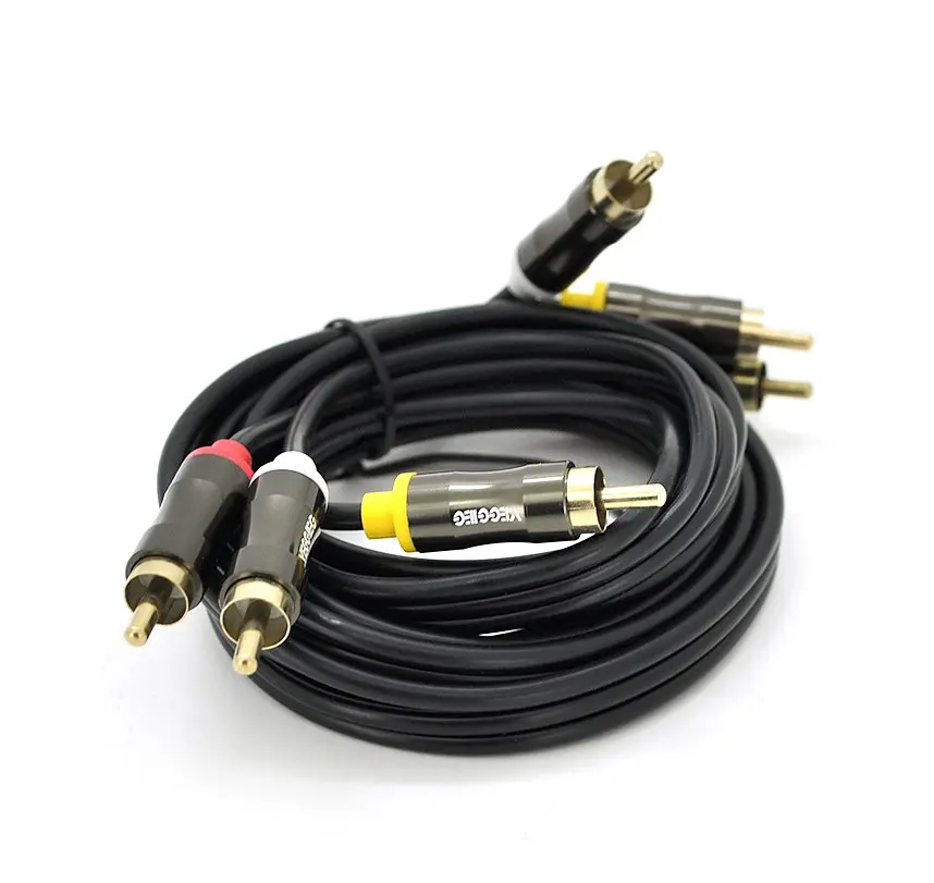 Аудио-видео кабель 3xRCA - 3xRCA VEGGIEG AV303 3m