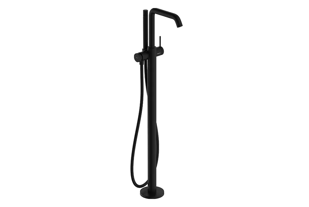 Змішувач для ванни Hansgrohe Tecturis S підлоговий matt black 73440670