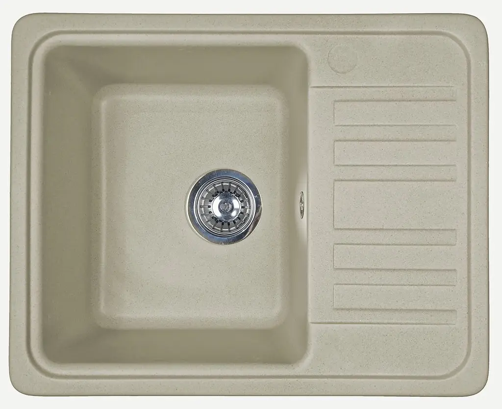 Кухонна мийка Adamant SMALL сахара 570x455x180 мм, з крилом 57 см - фото 3
