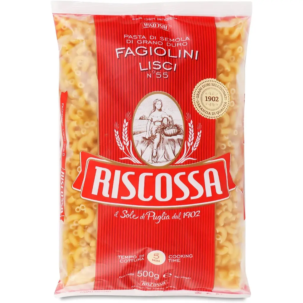 Набір: макаронні вироби Pasta Zara Паста Спіралі 500 г + макаронні вироби Riscossa Фаджіоліні Лісці 500 г - фото 2