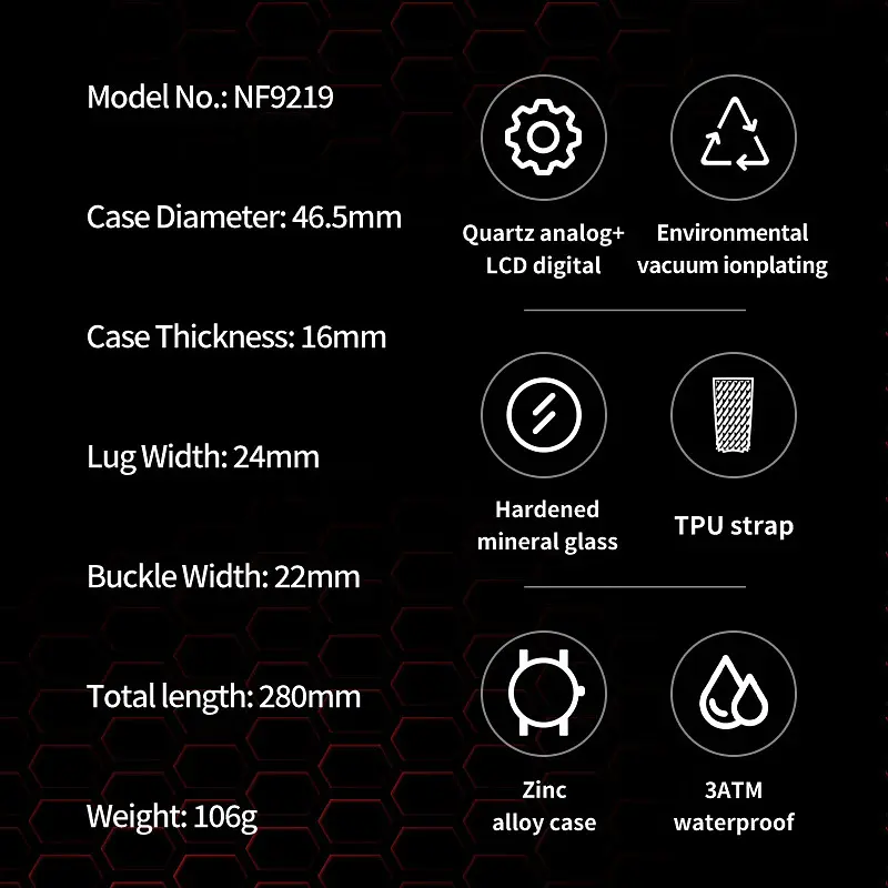 Годинник Naviforce Set Box подарочный набор, 2 ремешка - фото 16