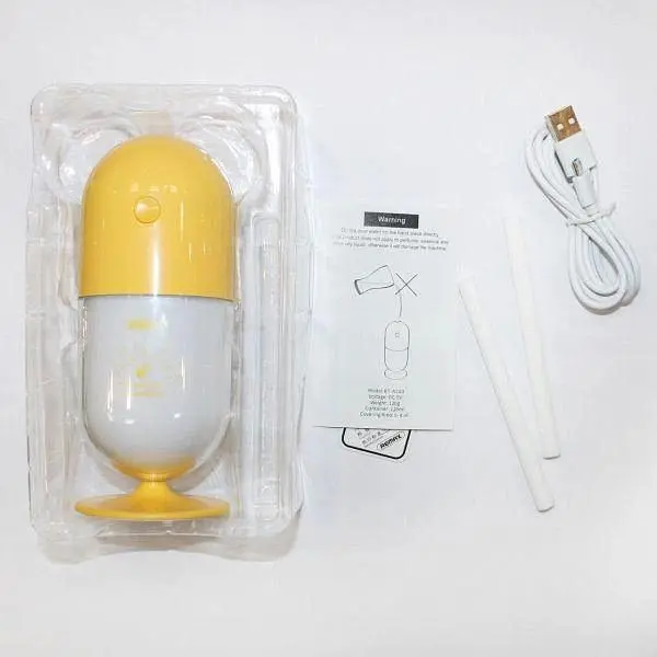Зволожувач повітря Remax RT-A500 Capsule Mini Humidifier Yellow (6954851281870) [96536] - фото 4