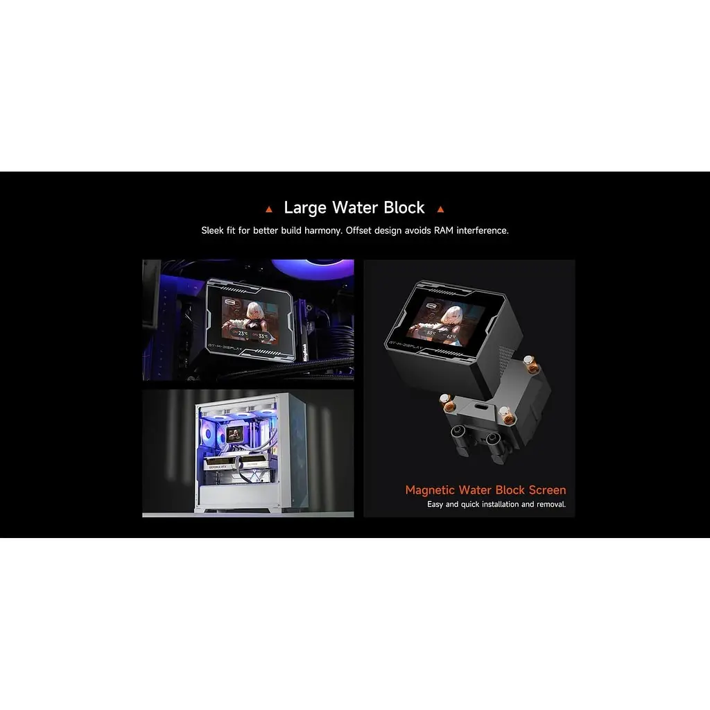 СВО PcCooler PсCOOLER GT360M ARGB Display Black (GT360M-BKAWXX-GL) - фото 11
