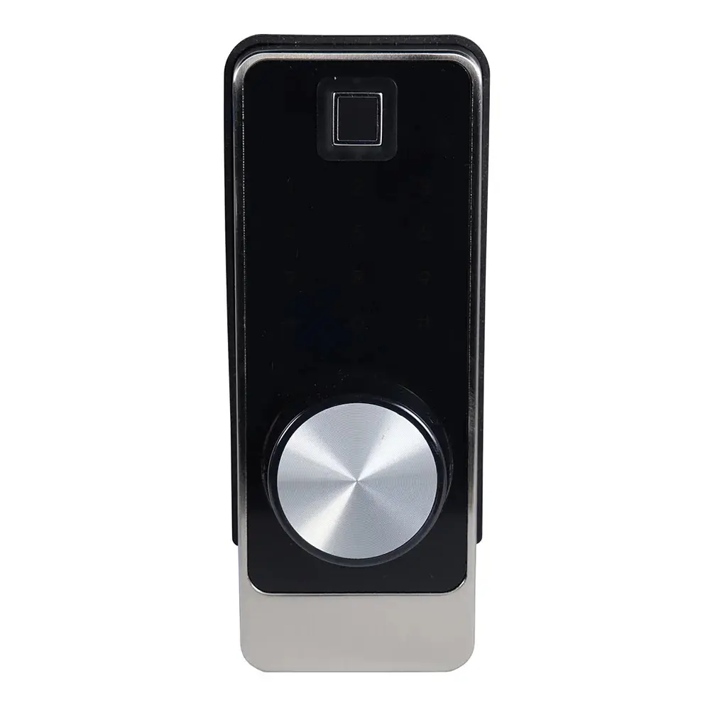 Замок біометричний автономний Trinix TRL-5203BTF Silver Right з Bluetooth, зчитувачем відбитків пальців і карт Mifare (65-00056) - фото 3