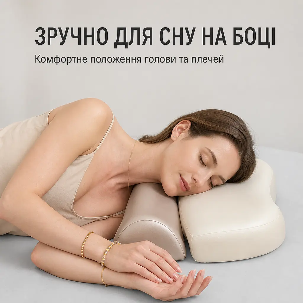Ортопедична ергономічна подушка 2 в 1 Solve 50 x 35 x 11 см (KT8001219) - фото 3