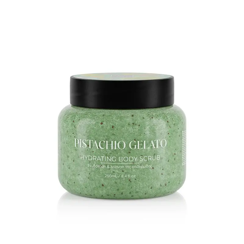 Скраб для тіла зволожуючий LAVISH CARE BODY SCRUBS - SUGAR PISTACHIO GELATO з ароматом фісташкового морозива, 250 мл