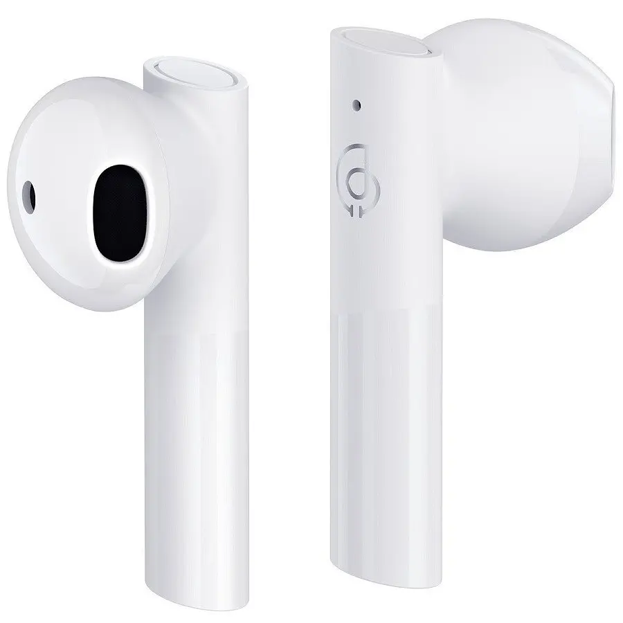 Беспроводные наушники Haylou T33 MoriPods, BT5.2, IPX4, 25mAh, 310mAh, 6h, TWS Earbuds White UA UCRF - фото 2