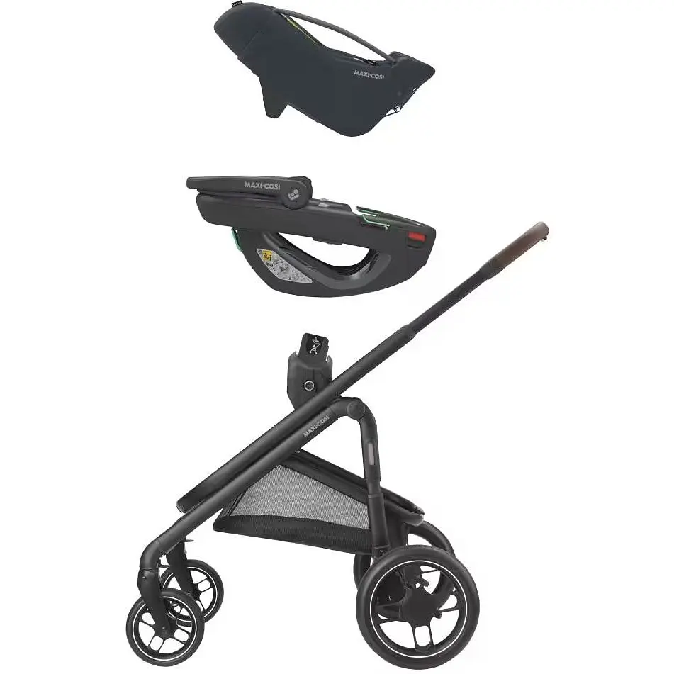 Автокресло Maxi-Cosi Coral 360 Essential Black, Black Shell (8559672111) - фото 7