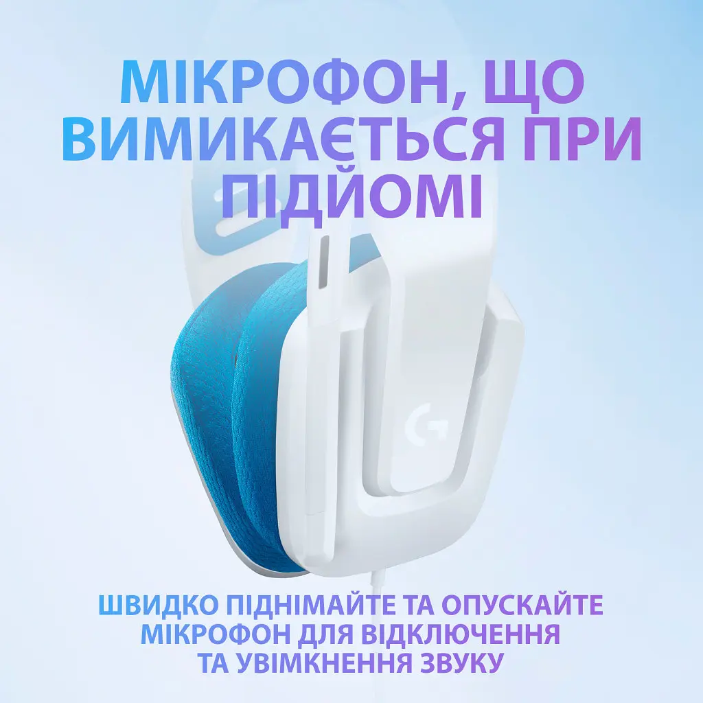 Навушники Logitech G335 Wired Gaming White (981-001018) - фото 5