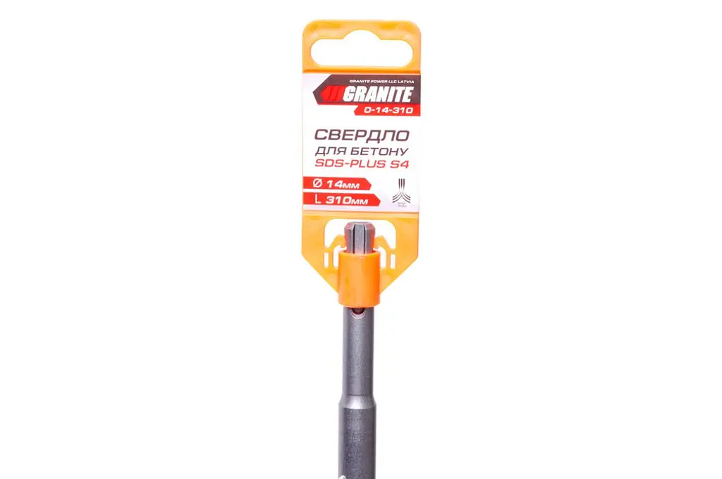 Бур хвостовик SDS plus для бетона для перфоратора Granite 14 x 310 мм. - фото 2