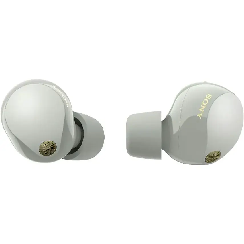 Навушники Sony TWS WF-1000XM5 BT 5.3 ANC Hi-Res IPX4 SBC AAC LDAC LC3 сріблясті - фото 7