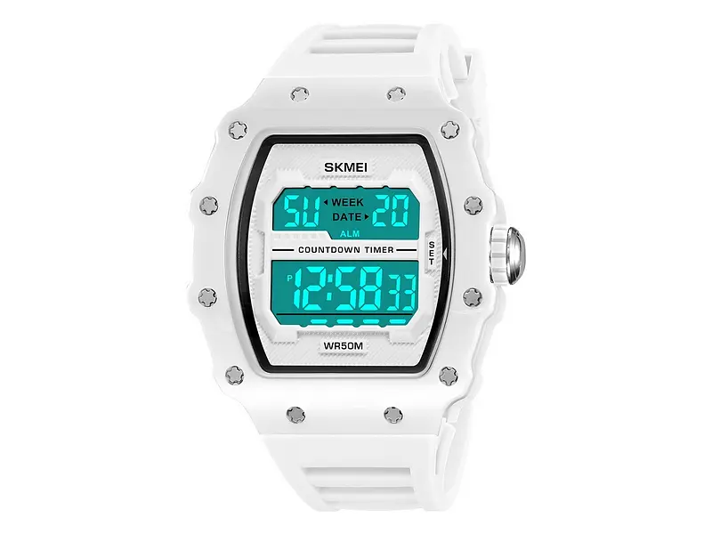 Чоловічий наручний годинник 2296WT White Skmei acs0030041 - фото 3