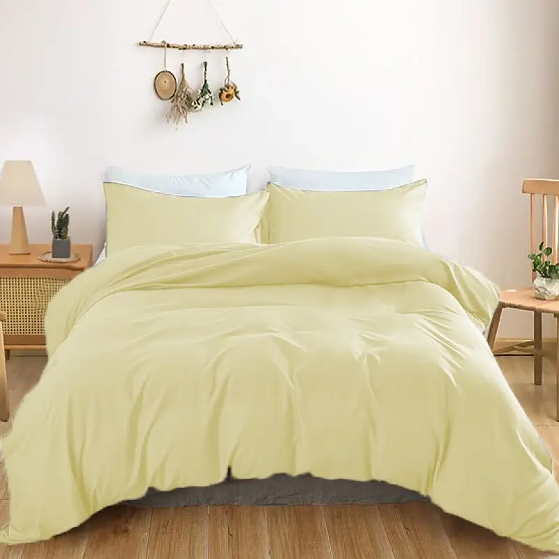 Наволочка MirSon Satin Light Pro 10-014 Soft yellow 60х60 см (2200010175356) - фото 2