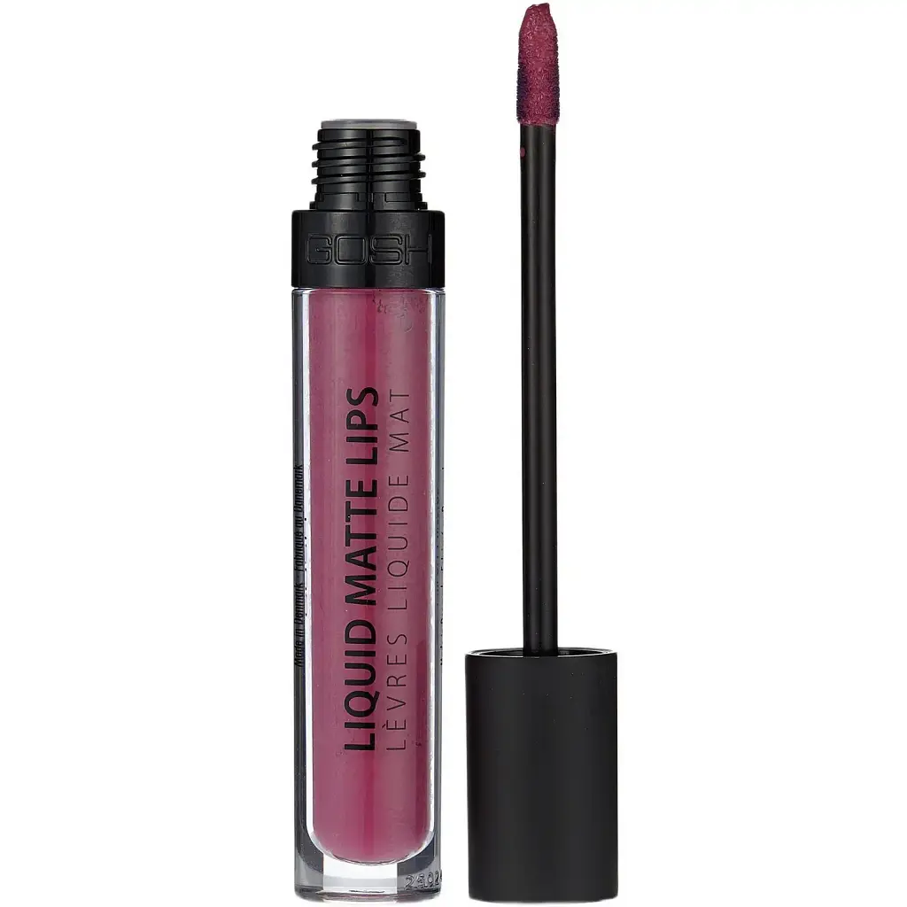 Рідка помада для губ Gosh Liquid Matte Lips відтінок 006 Berry Me 4 мл - фото 2