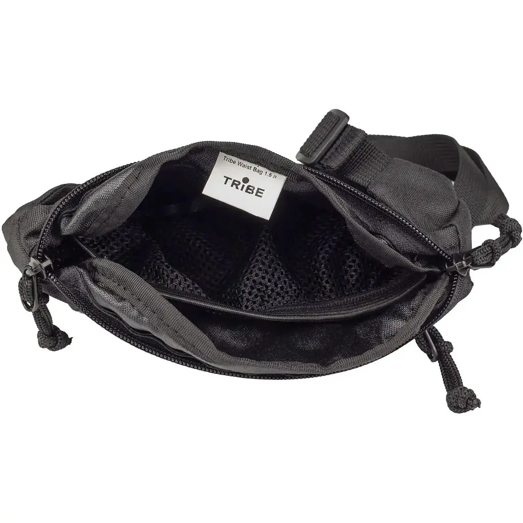 Поясна сумка Tribe Waist bag 1.5 л T-ID-0002 Black (1042-T-ID-0001-black) - фото 4