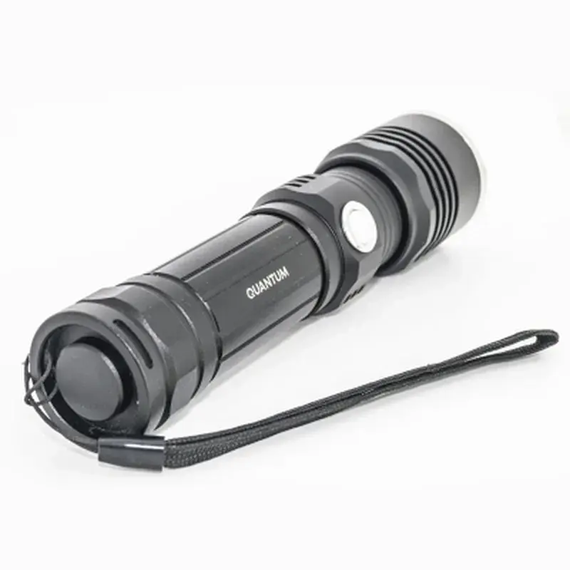 Ліхтар Quantum Solid-M 10W LED з USB + Li-ion 18650/2600mAh, box (QM-FL1020-18650/2600-CB) - фото 2