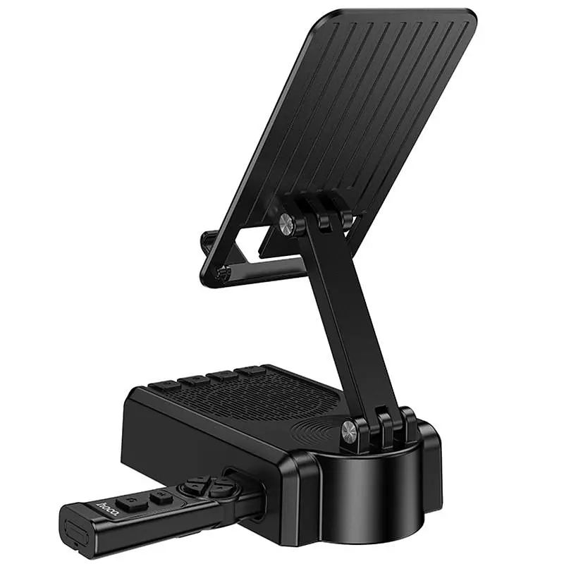 Bluetooth Колонка HC45 Wave з підставкою для телефону та пультом керування Black Hoco teh0029738 - фото 3