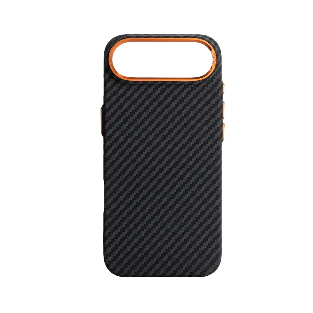 Чохол ArmorStandart LikeCarbon2 SE MagCase для Apple iPhone 17 Air Black Orange