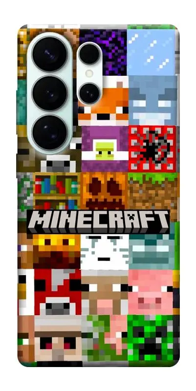 Чохол Demsky Minecraft collage для Samsung Galaxy S26 Ultra