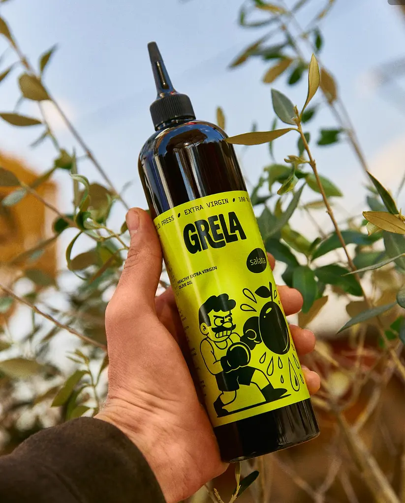 Оливкова олія Grela Salata - extra virgin olive oil (для салатів та фінальної заправки) 500 мл - фото 2