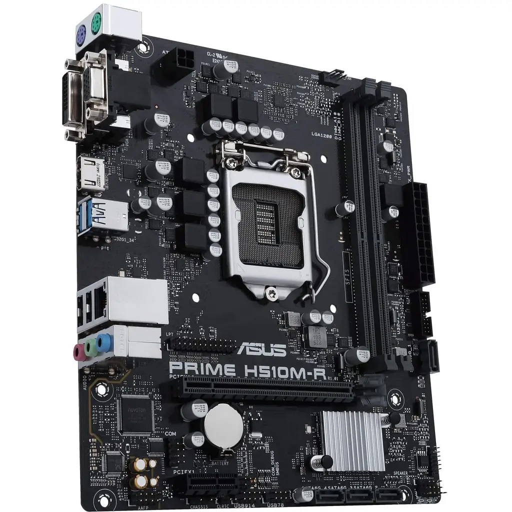 Материнська плата ASUS PRIME H510M-R R2.0-SI (PRIME H510M-R R2.0-SI) (Socket 1200, Intel H510, Micro-ATX) - фото 2